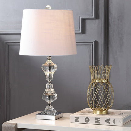 26" Silver Urn Table Lamp With Empire Shade HomeRoots