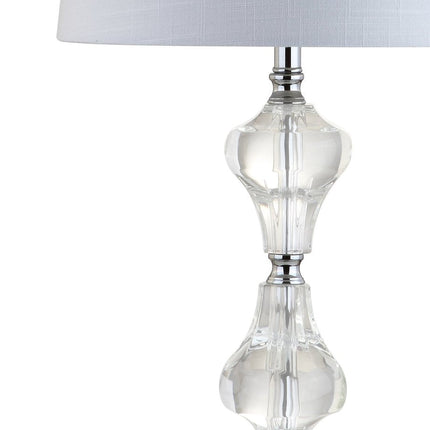 26" Silver Urn Table Lamp With Empire Shade HomeRoots