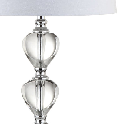 27" Silver Globe Table Lamp With Drum Shade HomeRoots