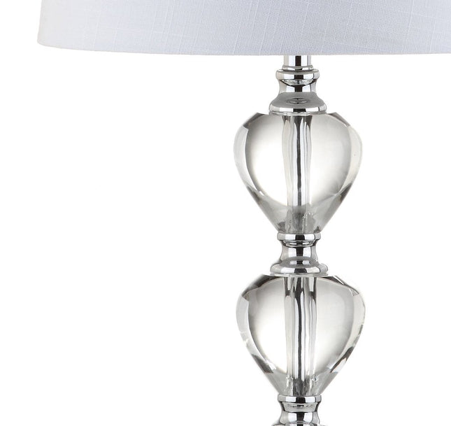 27" Silver Globe Table Lamp With Drum Shade HomeRoots