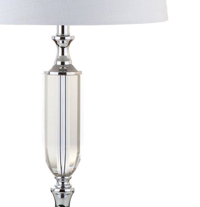 27" Silver Novelty Table Lamp With Empire Shade