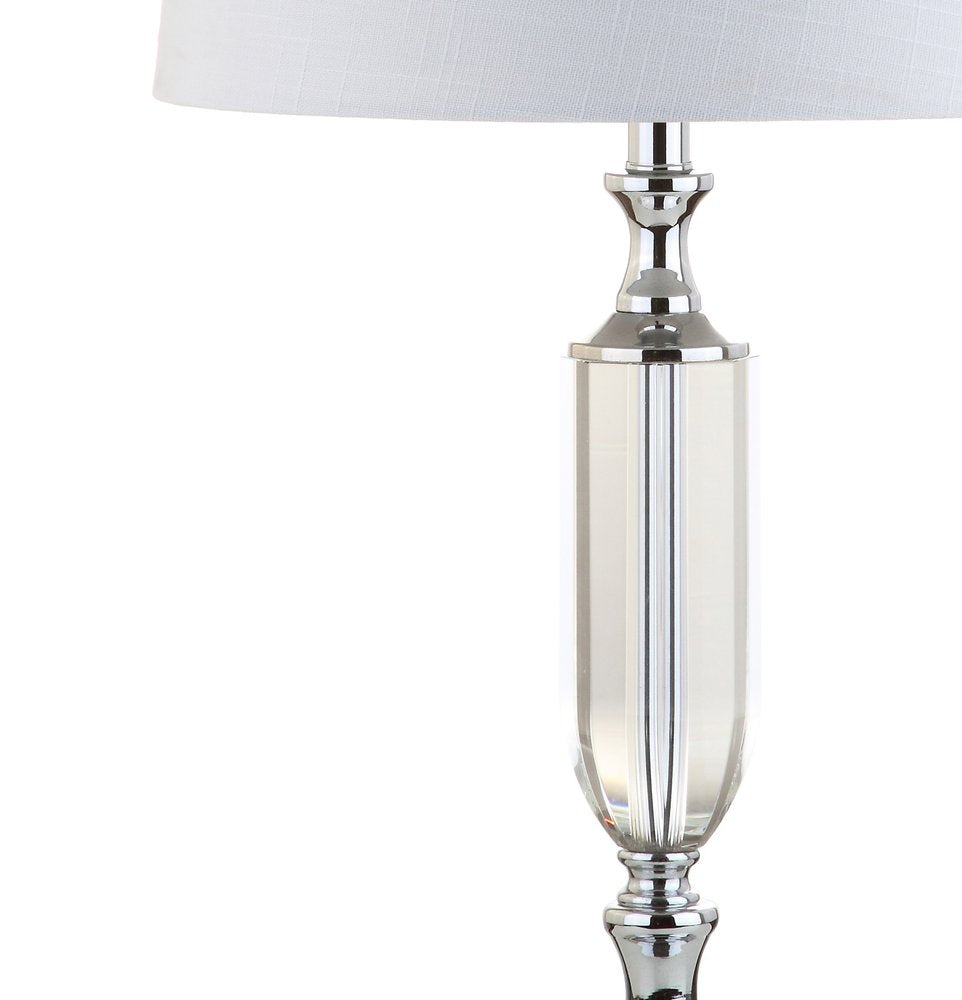 27" Silver Novelty Table Lamp LED With Empire Shade
