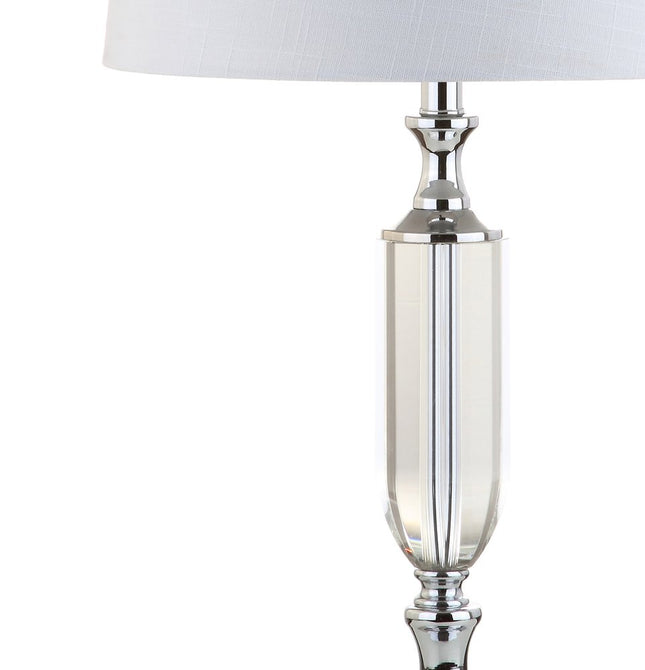 27" Silver Novelty Table Lamp With Empire Shade