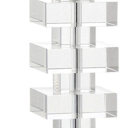 28" Clear Novelty Table Lamp With Shade HomeRoots