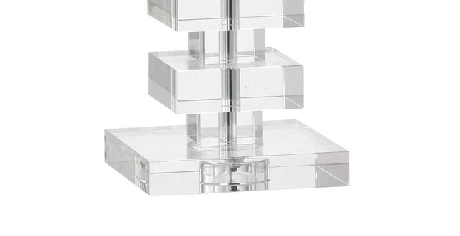 28" Clear Novelty Table Lamp With Shade