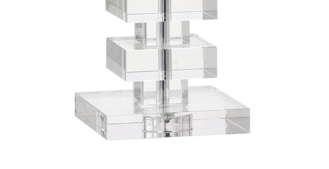 28" Clear Novelty Table Lamp With Shade HomeRoots