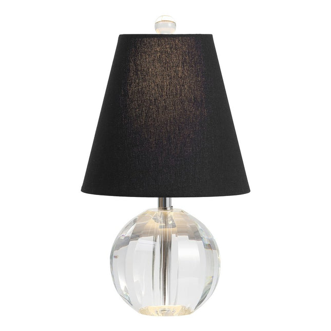 16" Clear Novelty Table Lamp With Empire Shade