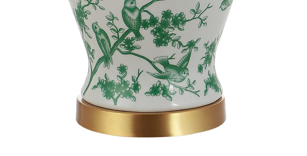 22" Gold Urn Table Lamp LED With Empire Shade