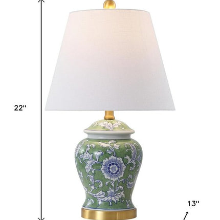 22" Gold Urn Table Lamp With Empire Shade HomeRoots