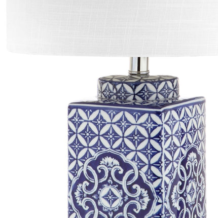 23" Clear Novelty Table Lamp With Drum Shade HomeRoots