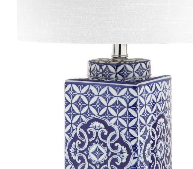 23" Clear Novelty Table Lamp With Drum Shade HomeRoots