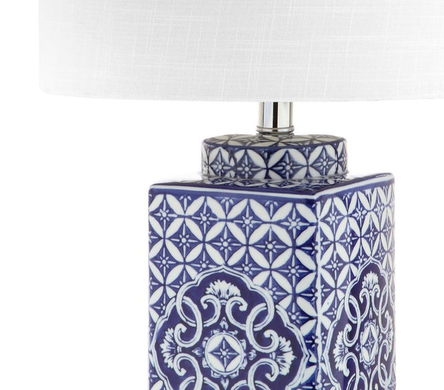 23" Clear Novelty Table Lamp With Drum Shade HomeRoots