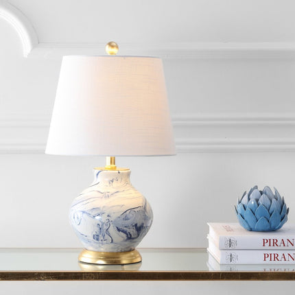 21" Gold Novelty Table Lamp With Empire Shade HomeRoots