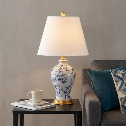 24" Gold Urn Table Lamp With Empire Shade HomeRoots