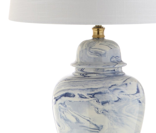 26" Gold Novelty Table Lamp With Drum Shade HomeRoots