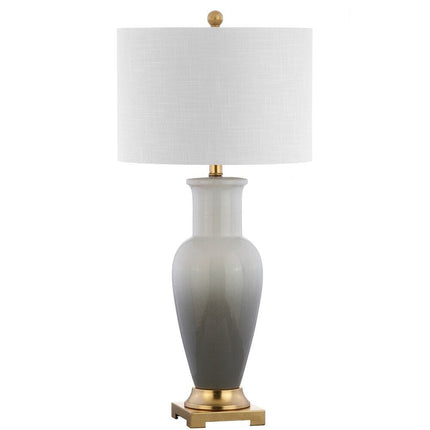 32" Gold Novelty Table Lamp With Drum Shade HomeRoots