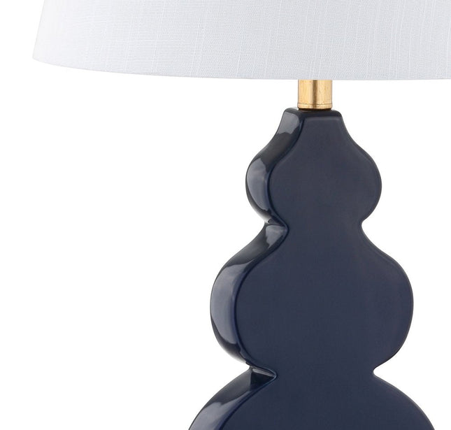 29" Gold Novelty Table Lamp With Drum Shade HomeRoots
