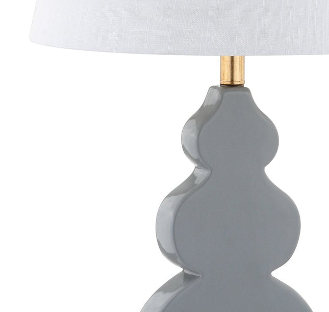 29" Gold Novelty Table Lamp With Drum Shade HomeRoots