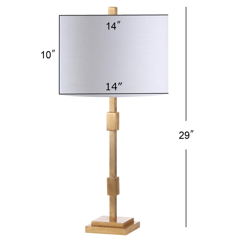 29" Gold Novelty Table Lamp LED With Globe Shade