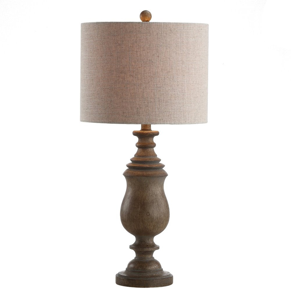 29" Brown Novelty Table Lamp LED With Globe Shade