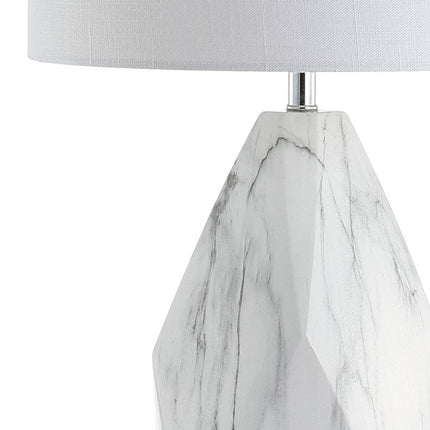 26" Clear Novelty Table Lamp With Drum Shade HomeRoots