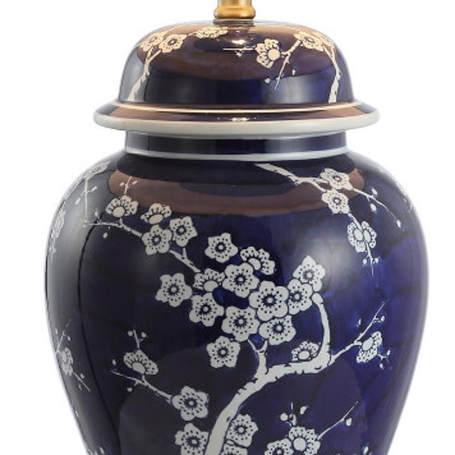 30" Gold Novelty Table Lamp With Globe Shade