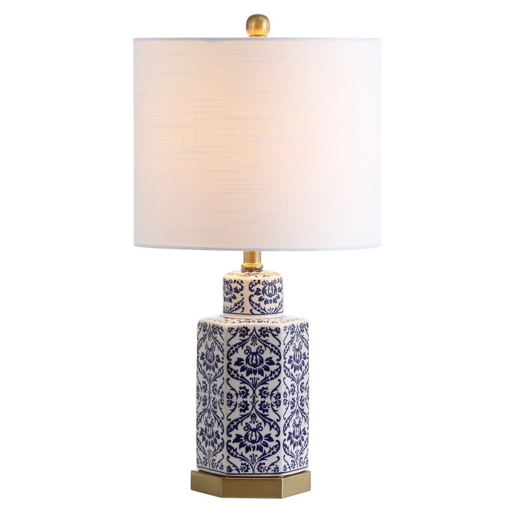 24" Gold Novelty Table Lamp LED With Globe Shade