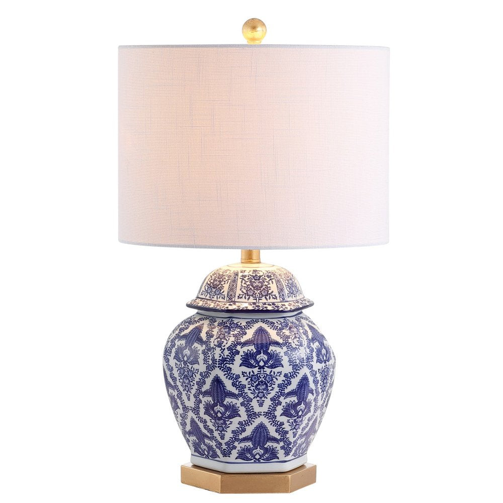25" Gold Novelty Table Lamp LED With Globe Shade