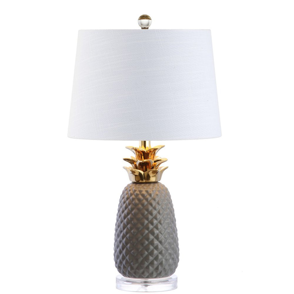 23" Clear Novelty Table Lamp LED With Drum Shade