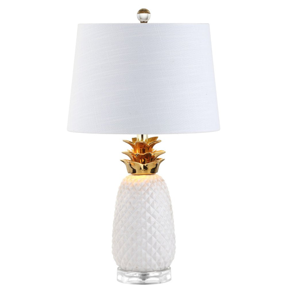 23" Clear Novelty Table Lamp LED With Drum Shade