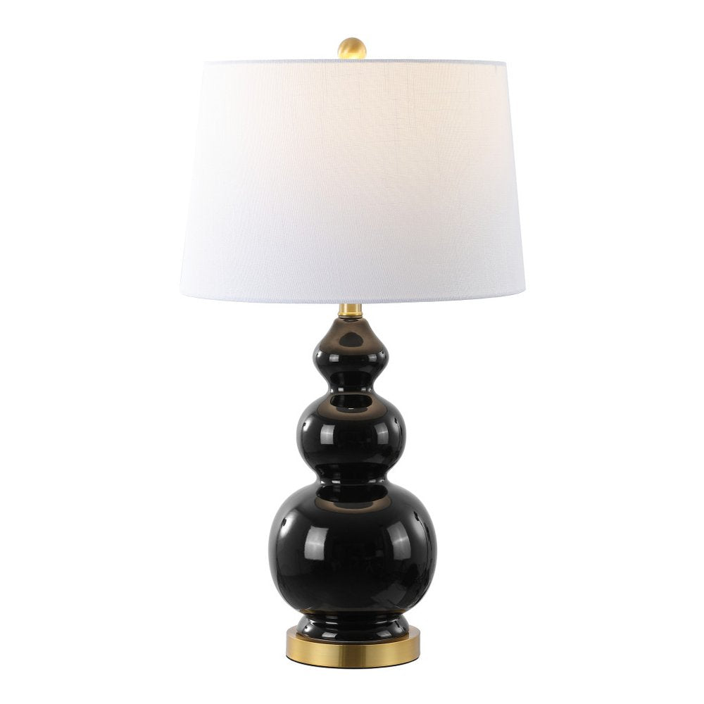 28" Gold Novelty Table Lamp LED With Drum Shade