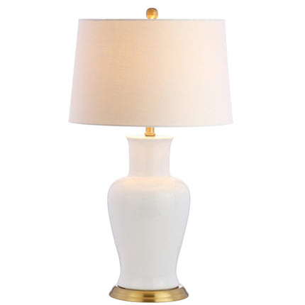 29" Gold Urn Table Lamp With Drum Shade HomeRoots
