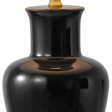 29" Gold Urn Table Lamp With Drum Shade HomeRoots