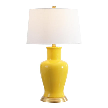 29" Gold Urn Bedside Lamp With Empire Shade HomeRoots
