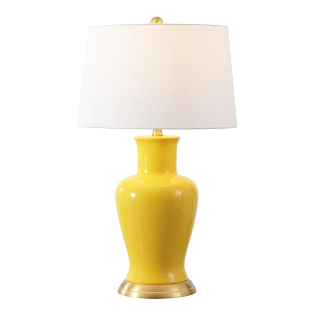 29" Gold Urn Bedside Lamp With Empire Shade HomeRoots