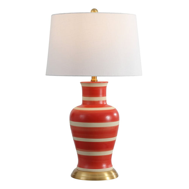 29" Gold Urn Table Lamp With Drum Shade HomeRoots