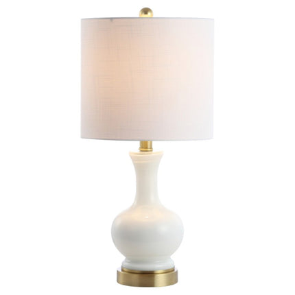 Set of Two 22" Gold Novelty Table Lamps With Globe Shades HomeRoots