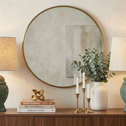 Set of Two 21" Green Urn Bedside Lamps With Empire Shades HomeRoots
