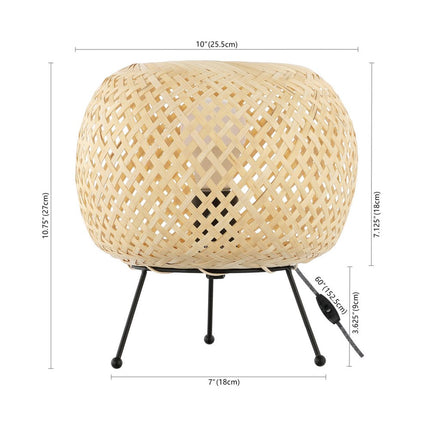 11" Black Novelty Desk Lamp HomeRoots