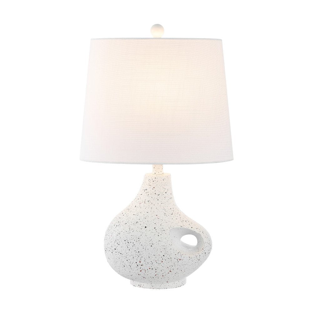 24" Clear Gourd Table Lamp LED With Novelty Shade