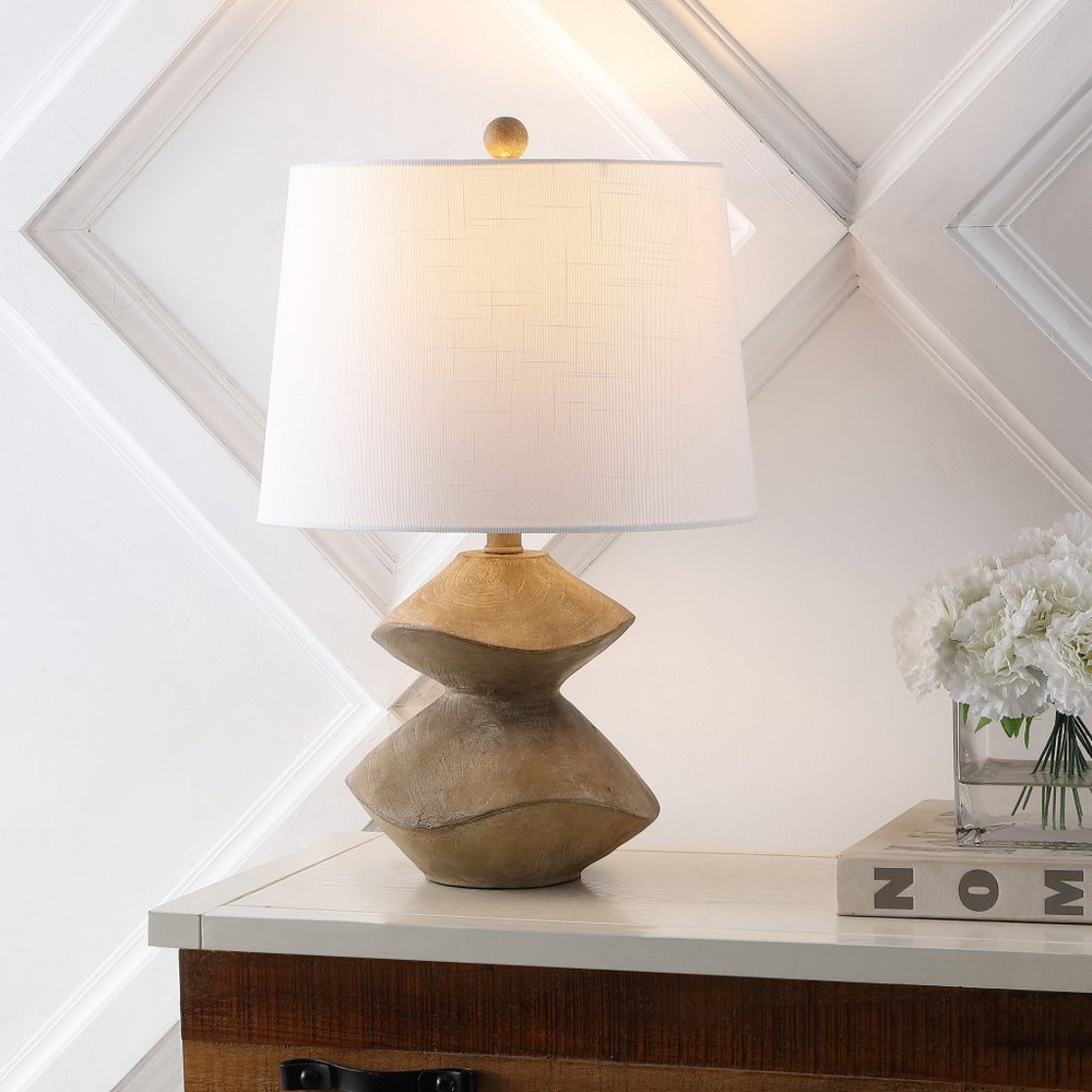 22" Clear Novelty Table Lamp LED With Empire Shade