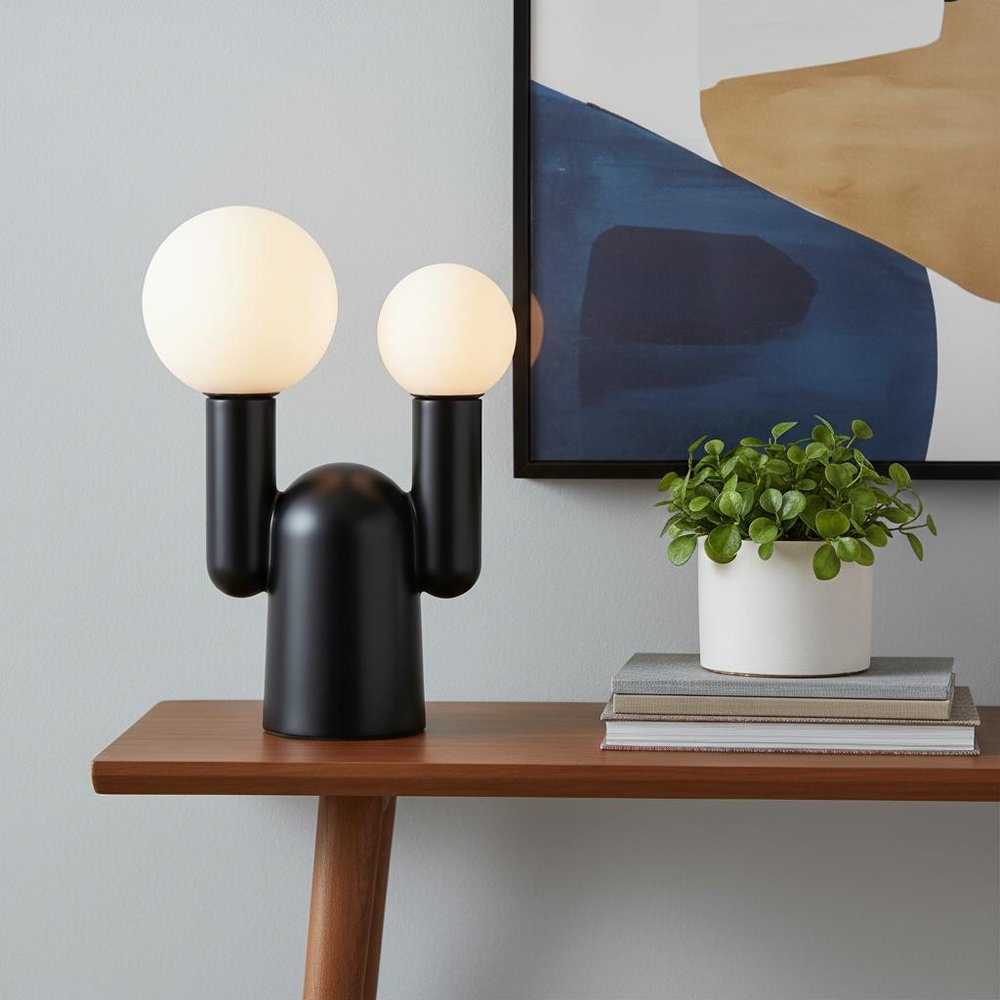 19" Clear Novelty Table Lamp LED