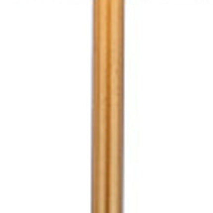 Set of Two 27" White And Brass Table Lamps With Drum Shades HomeRoots