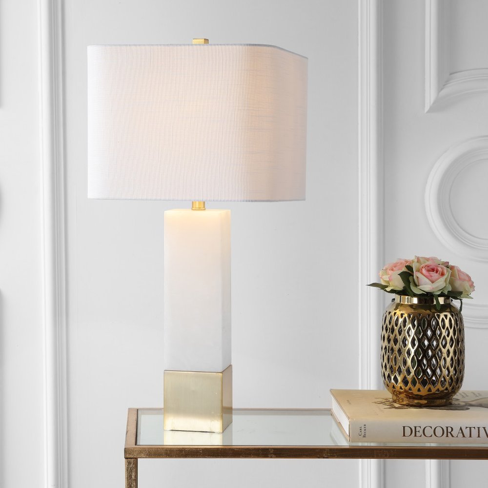 29" Gold Novelty Table Lamp LED With Shade