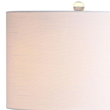 26" Clear Novelty Table Lamp With Drum Shade HomeRoots