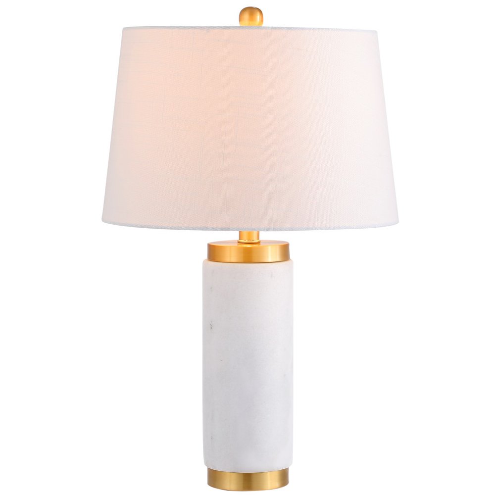 23" Gold Novelty Table Lamp LED With Drum Shade