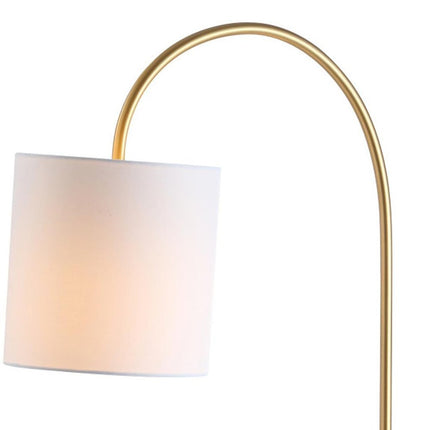 25" White Novelty Table Lamp With Drum Shade HomeRoots