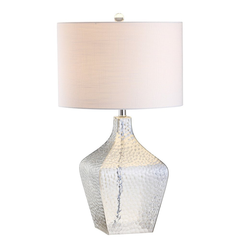 26" Clear Novelty Table Lamp LED With Drum Shade