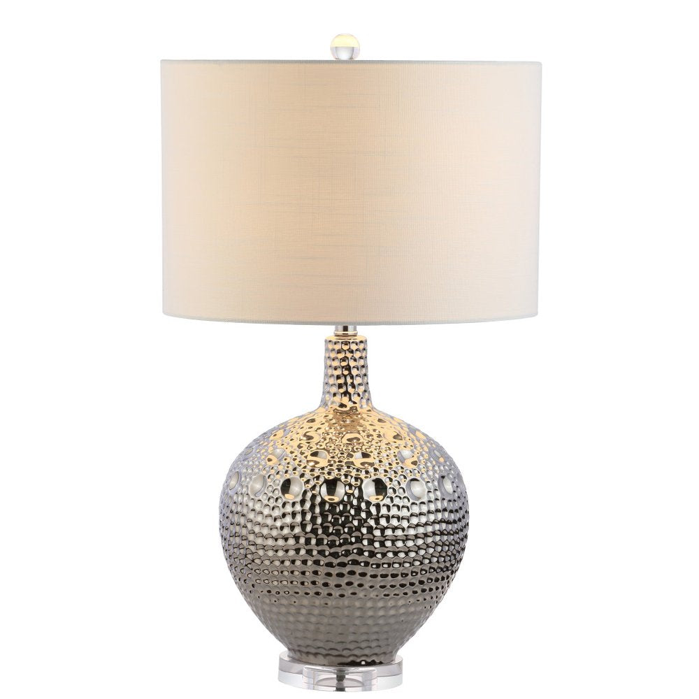 27" Clear Novelty Table Lamp LED With Drum Shade