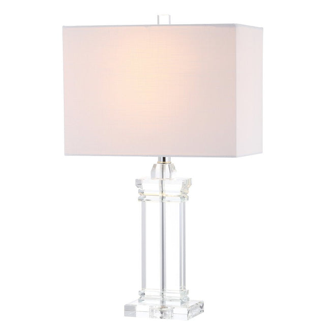 25" Clear Novelty Table Lamp With Shade HomeRoots